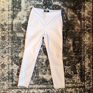 White Crop Jeggings